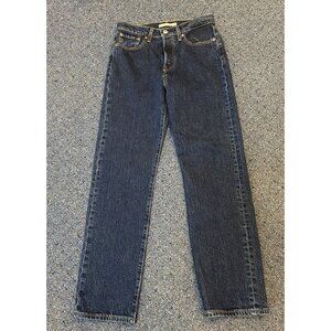 Levi's Premium Denim Jeans Wedgie Straight Dark Wash Size 26